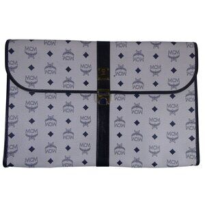 MCM Patricia Collection White‎ Tote Bag L2355